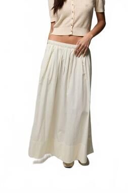 NEW ASHER kate maxi skirt in butter